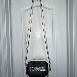 Coach Modern Black and White Crossbody Bag